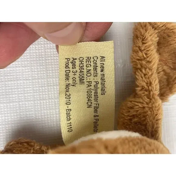 BUC-EES Plush Mascot Beaver w/Hat Keychain Backpack Purse Clip - Picture 8 of 8